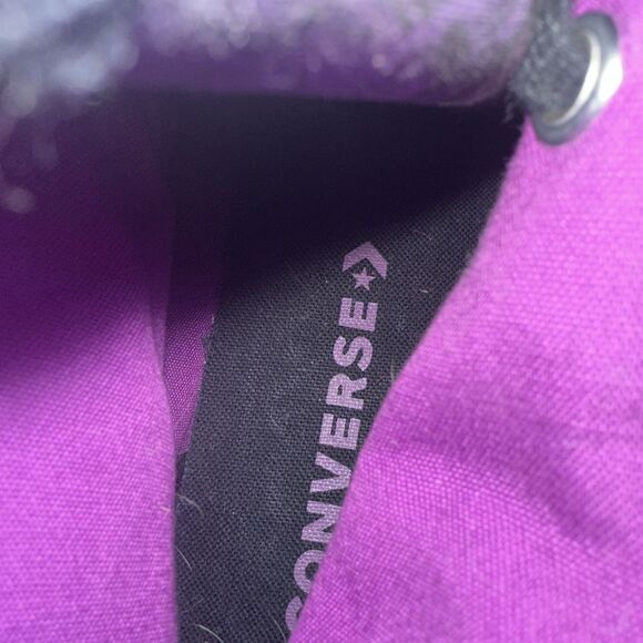 Converse Chuck Taylor All Star Pro High Top Pink Flowers W/Green SZ 8 Wms -6 Men - Picture 12 of 13